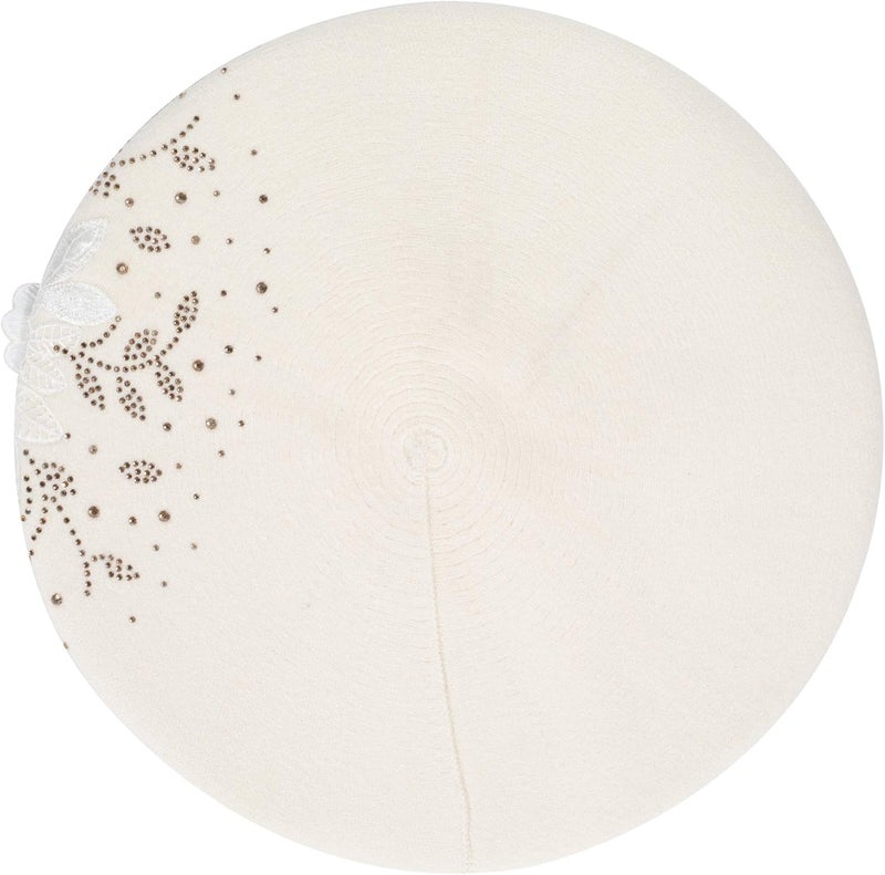 ZLYC Womens French Beret hat, Reversible Solid Color Mosaic Warm Beret Cap for Girls - Image 5